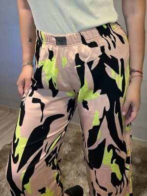 pantalón fibrana estampado